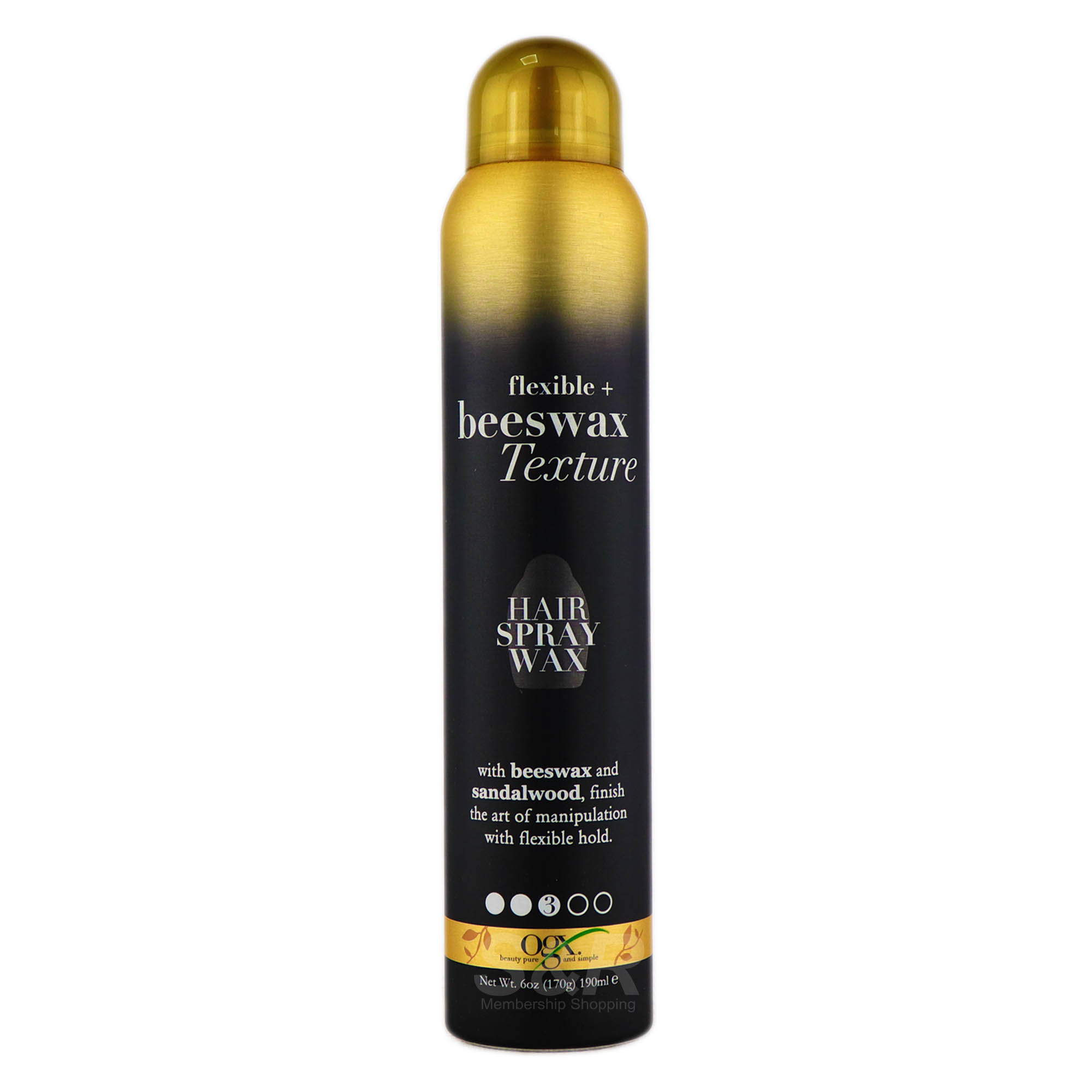 OGX Flexible + Beeswax Texture Hair Spray 190mL